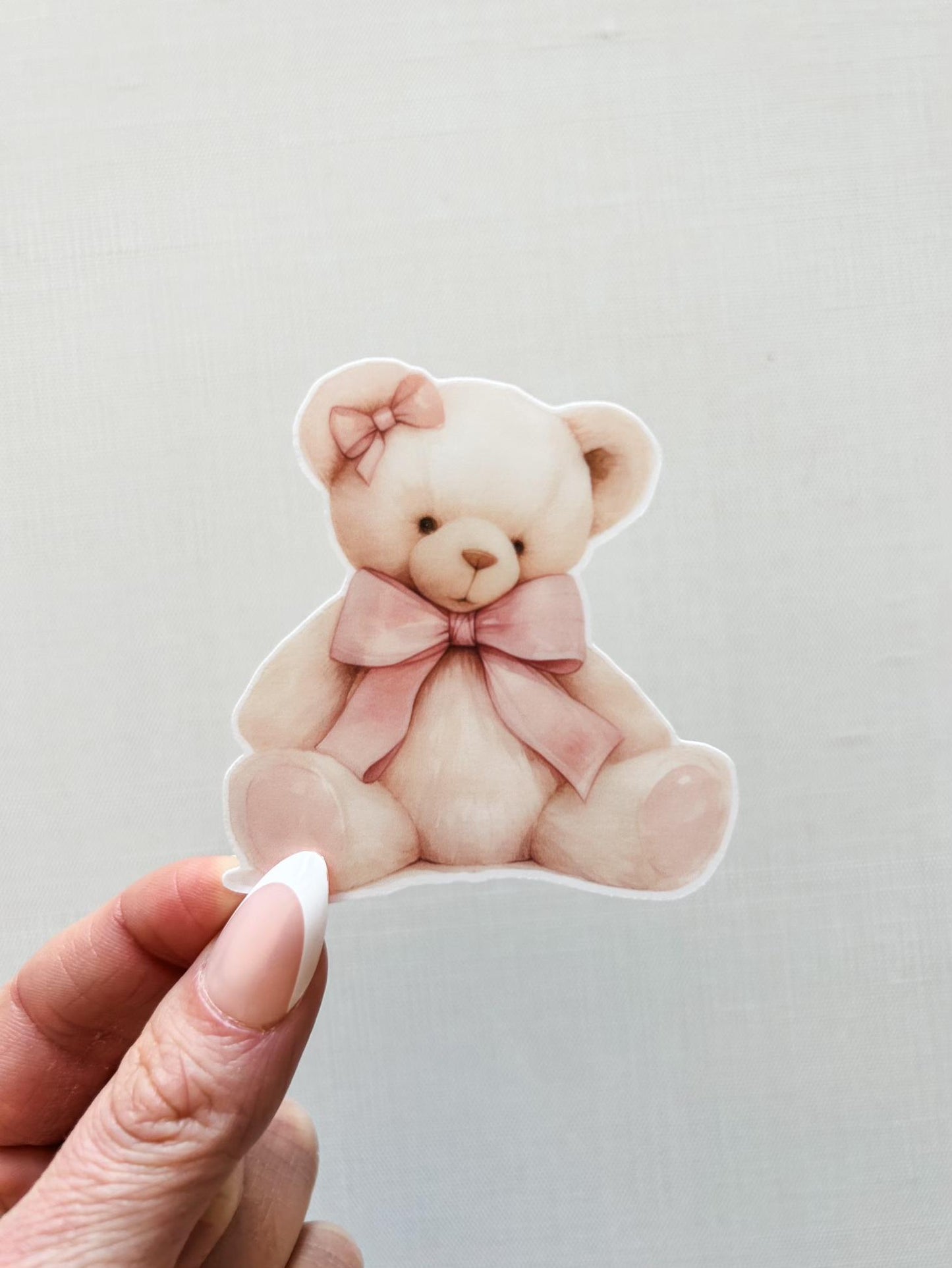 Vintage Teddy Bear Sticker