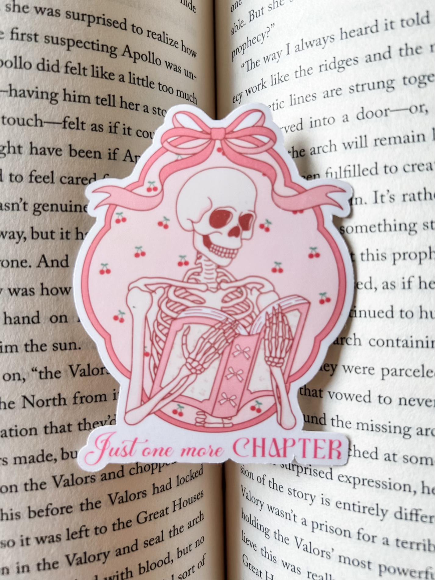 Just One More Chapter Sticker