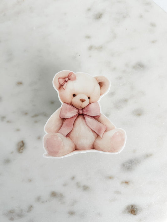 Vintage Teddy Bear Sticker