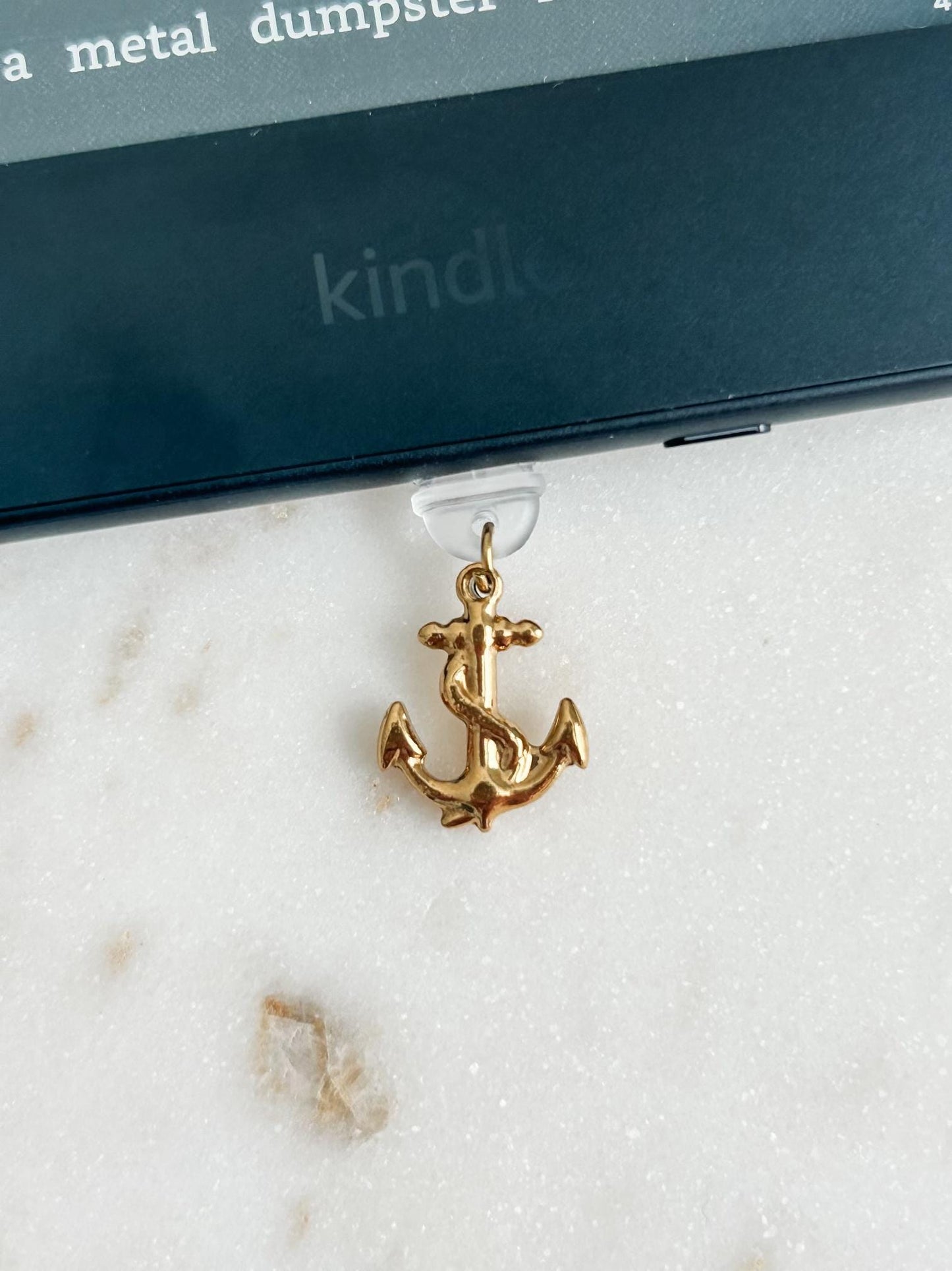 Anchor Charm Kindle Dust Plug (USB-C Dust Plug)