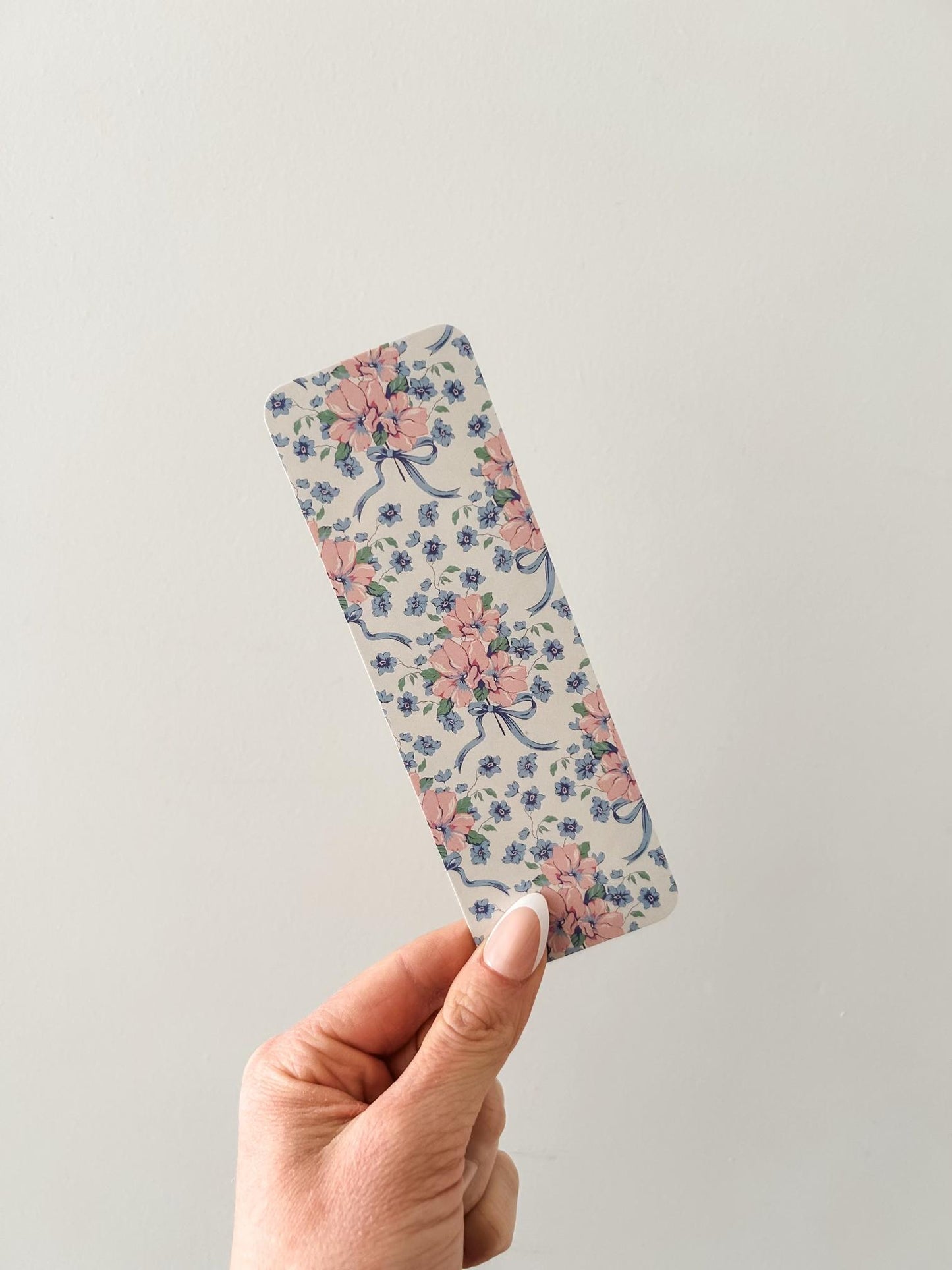 Flower Coquette Bookmark | Bow Bookmark | Floral Bookmark | Bookish Gift