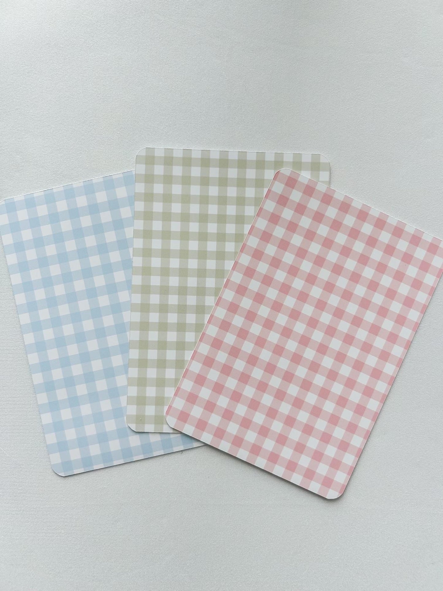 Gingham Kindle Insert for Clear Case | Gingham Bookish Case Insert for Paperwhite, Colorsoft, Basic, Scribe, & Oasis