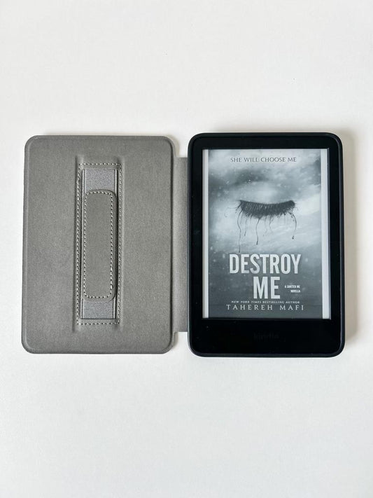 Blue Bows Kindle Case With Hand Strap | Coquette Floral Kindle Case | Kindle Paperwhite Case